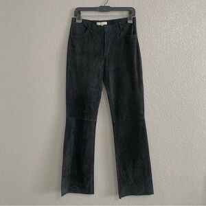 Vtg Sorbe Suede Pant Women S Washable Bareback Bootcut Western Genuine Leather